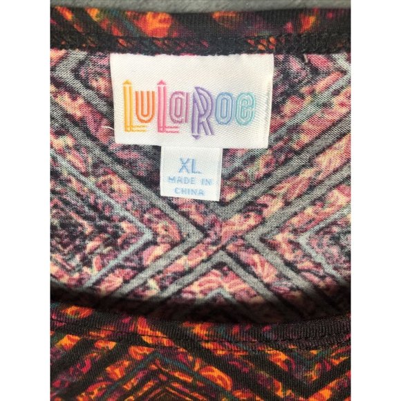 LuLaRoe Womens Shirt Short Sleeves Top Size Adult XL - Picture 3 of 13